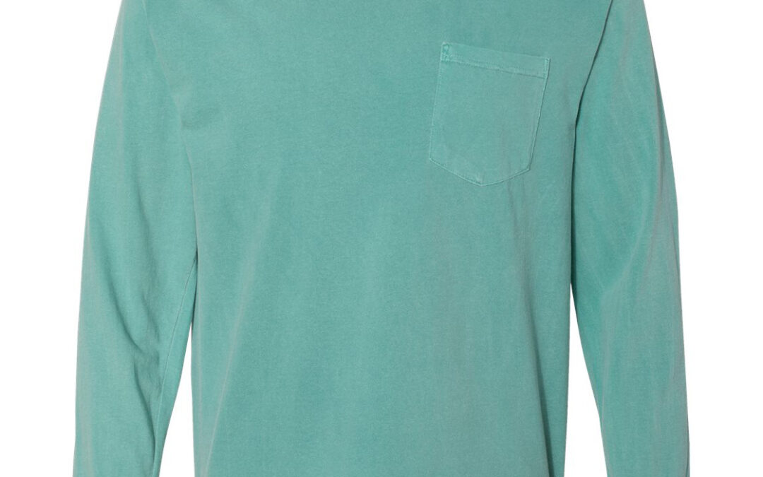 Comfort Colors Garment-Dyed Heavyweight Long Sleeve Pocket Tee 4410